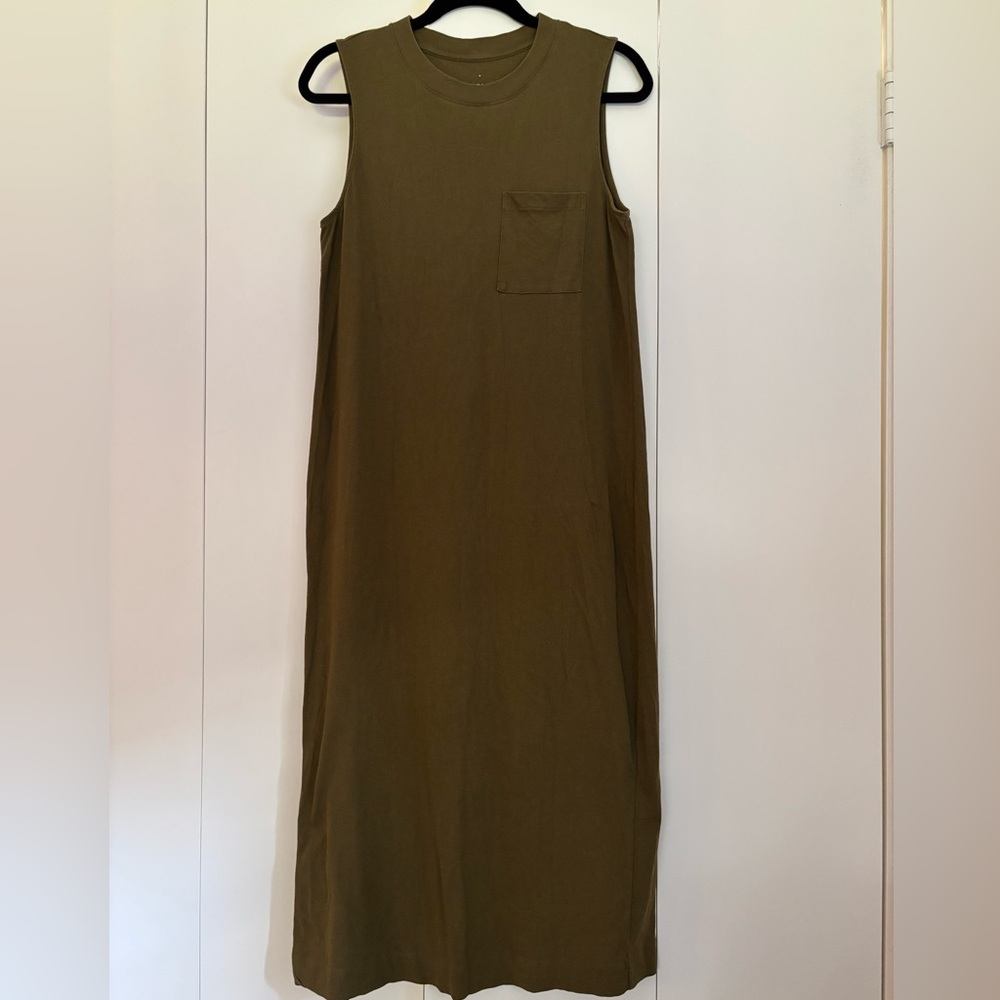 Everlane Olive Midi Dress